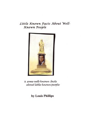 cover image of Little Known Facts About Well-Known People